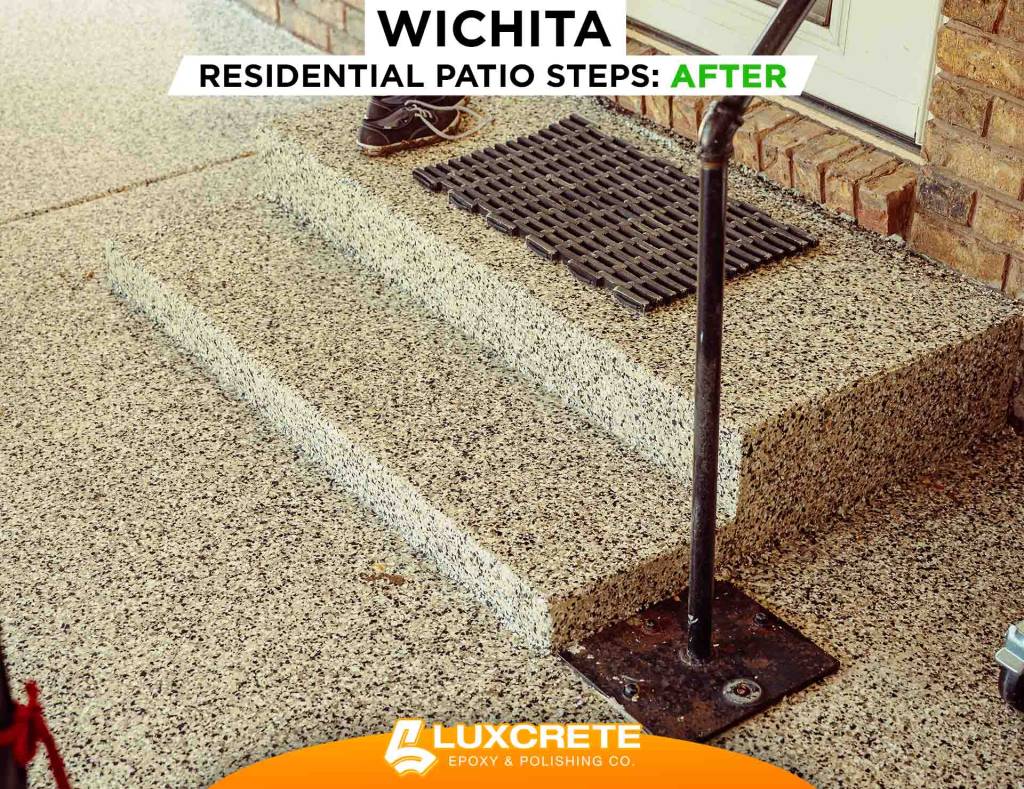 LuxCrete Epoxy & Polishing - Wichita's #1 Expoxy Flooring Experts - Full Flake Epoxy Flooring System - AFTER