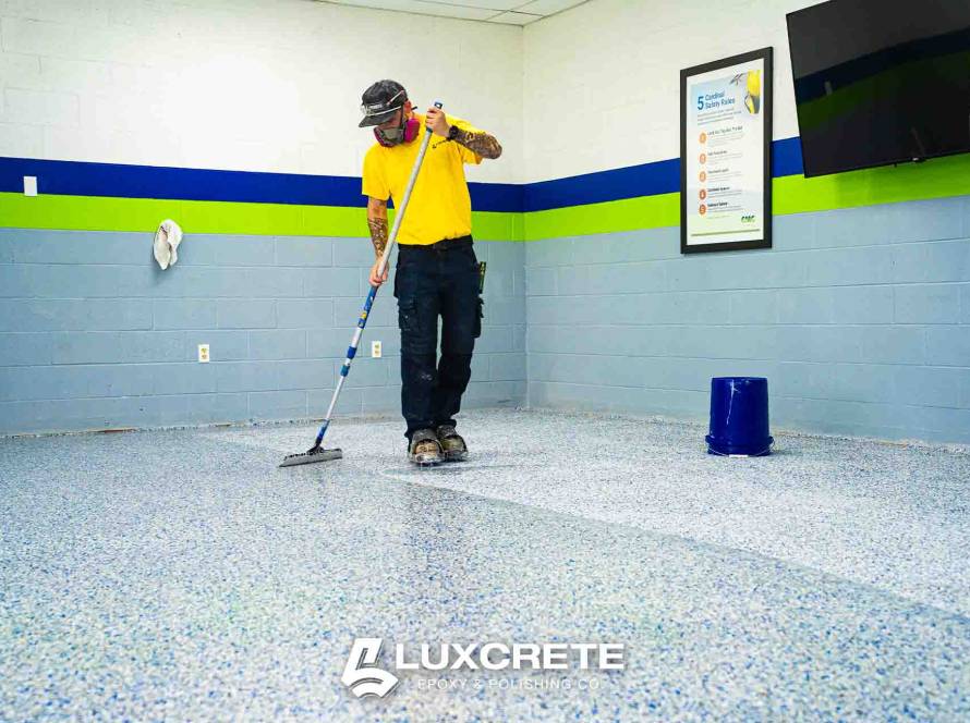 LuxCrete Epoxy & Polishing - Wichita's #1 Expoxy Flooring Experts - Full Flake Epoxy Flooring Systems