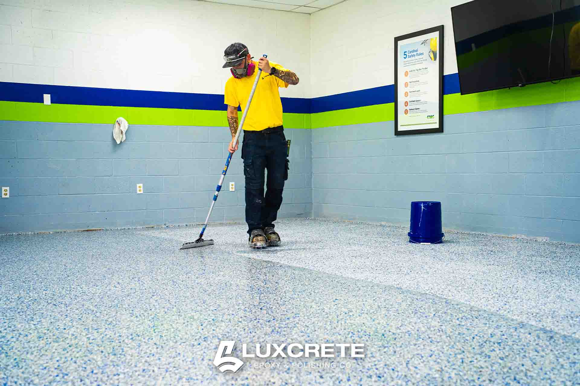 Full-Flake Epoxy Flooring Systems in Wichita, KS | LuxCrete Epoxy & Polishing