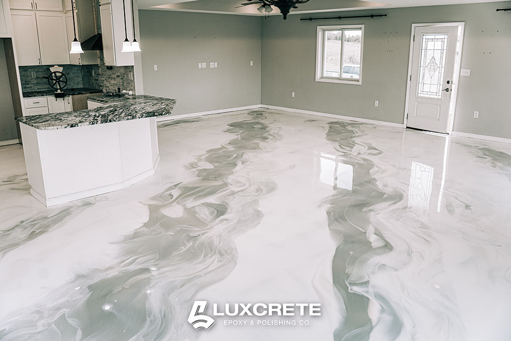 LuxCrete Epoxy & Polishing Co - Wichita KS - Metallic Epoxy Flooring Color Samples - Header